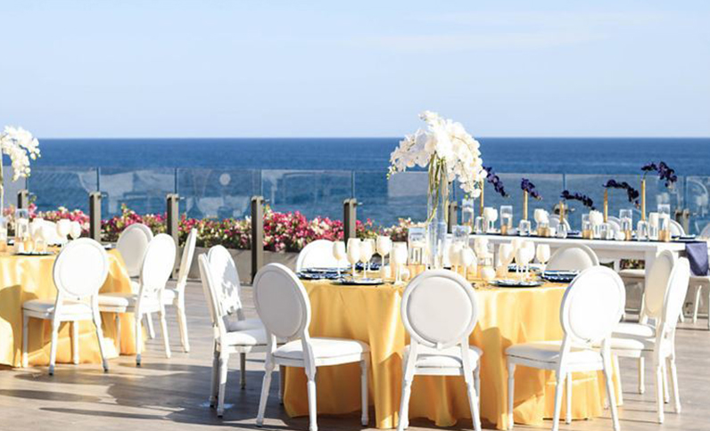 Terrace Area for Wedding and events at Grand Velas Los Cabos